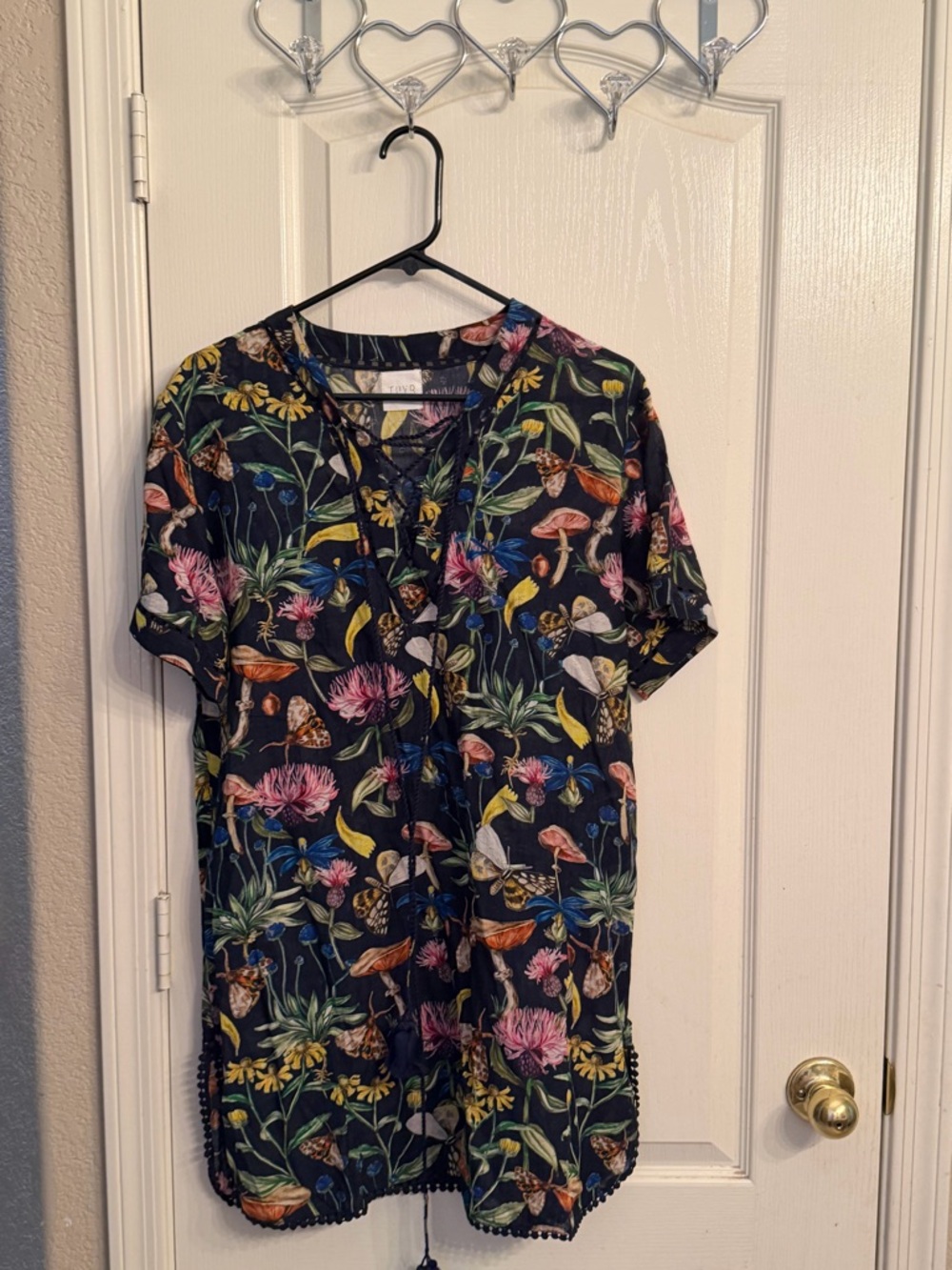 Anthropologie Tryb Nightflora Tunic Dress S